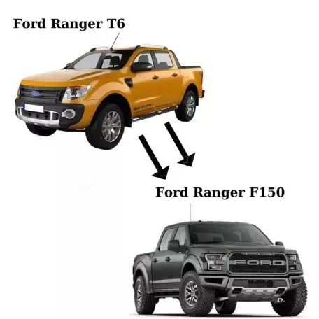 Body Kit Για Ford Ranger (T6/T7/T8) 2012-2022 Μετατροπή Σε F150 Facelift 
