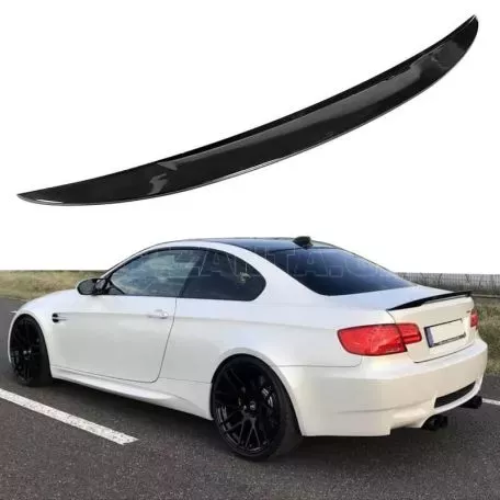 Αεροτομή Πορτ Παγκάζ Για Bmw 3 E92 05-11 M-Performance Look Από Abs Πλαστικό Μάυρη Γυαλιστερή 