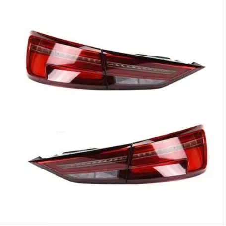 Πισινά Φανάρια Set Για Audi A3 8V 2013-2019 Sedan Led Bar Κόκκινο/Φιμέ 