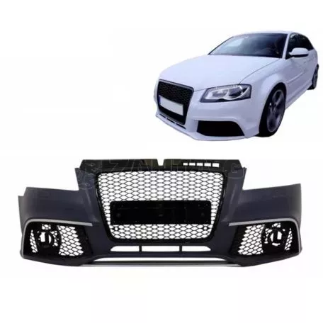 Μπροστινός Προφυλακτήρας Για Audi A3 8P 08-12 Facelift RS3 Look Με Μαύρη Μάσκα 