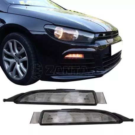 Μπροστινός Προφυλακτήρας Για VW Scirocco 08-14 R20 Look Με DRL 