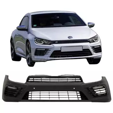 Μπροστινός Προφυλακτήρας Για VW Scirocco 14-17 Facelift R20 Look Με DRL 
