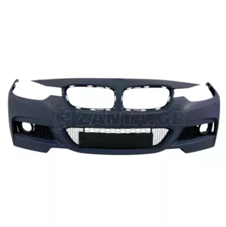 Προφυλακτήρας εμπρός για BMW F30 (2012-2018) - M pack design με άνοιγμα για προβολάκια, χωρίς parktronic 