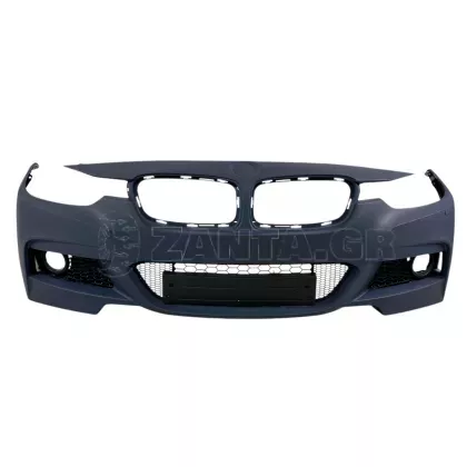 Προφυλακτήρας εμπρός για BMW F30 (2012-2018) - M pack design με άνοιγμα για προβολάκια, χωρίς parktronic