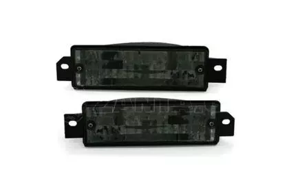 Φλας προφυλακτήρα BMW E30 (1983-1990)  limousine / touring / coupe / cabrio  - μαύρο χρωμίου - σετ 2τμχ. 