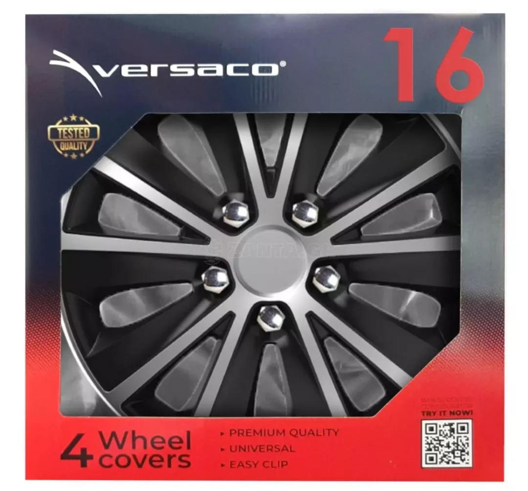 AMIO ΤΑΣΙ 16" RAPIDE NC SILVER BLACK- ΣΕΤ 4 ΤΕΜ. ΣΕ ΚΟΥΤΙ 0365/AM
