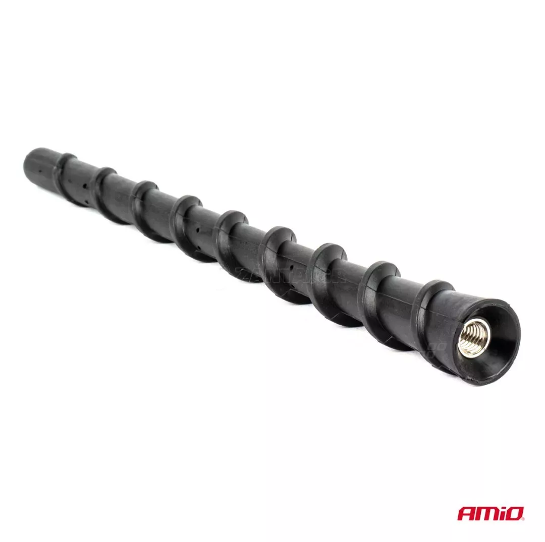 AMIO ΚΕΡΑΙΑ ΟΡΟΦΗΣ ANTM10 18cm ΜΕ 2 ΑΝΤΑΠΤΟΡΕΣ 5-6mm ΜΑΥΡΗ ΑΜΙΟ - 1 ΤΕΜ. 04160/AM