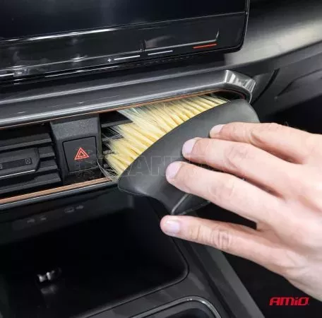 AMIO ΒΟΥΡΤΣΑΚΙ ΚΑΘΑΡΙΣΜΟΥ ΜΕ ΤΡΙΧΑ 10x12,5cm AMIO - 1 τεμ. 03978/AM 