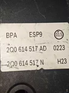 ΜΟΝΑΔΑ ABS - 2Q0614517 AD / 2Q0614517 N - 0265956685 - GROUP VAG – AUDI / SKODA / SEAT / VW – ’16-’25.(Θ) 