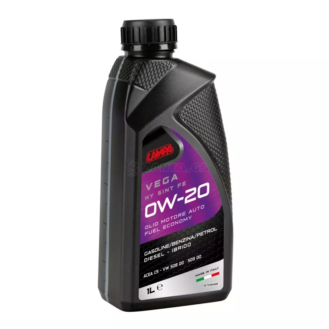 Lampa ΛΑΔΙ ΚΙΝΗΤΗΡΑ OW-20 VEGA HY SINT FE ΣΥΝΘΕΤΙΚΟ ACEA C5 FUEL ECONOMY 1L LAMPA - 1 ΤΕΜ. L0040.0