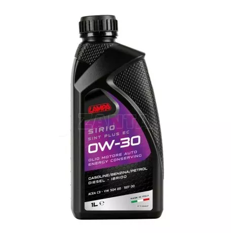 Lampa ΛΑΔΙ ΚΙΝΗΤΗΡΑ OW-30 SIRIO SINT PLUS EC ΣΥΝΘΕΤΙΚΟ ACEA C3 ENERGY CONSERVING 1L LAMPA - 1 ΤΕΜ. L0040.2 