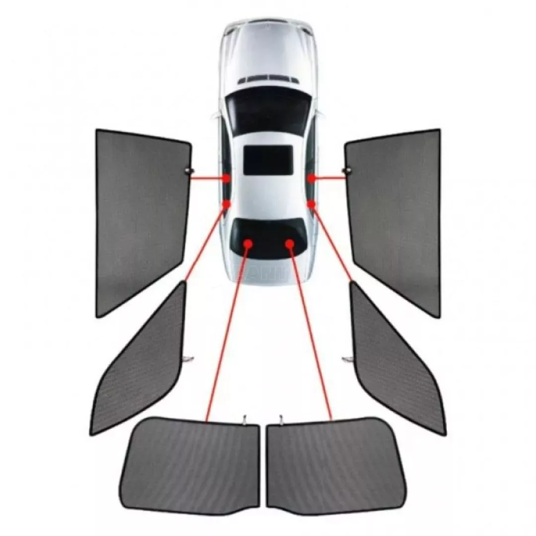 CarShades ΚΟΥΡΤΙΝΑΚΙΑ ΜΑΡΚΕ CAR SHADES ΓΙΑ SUZUKI S-CROSS 5D 2022+ - 6 ΤΕΜ. PVC.SUZ-SCRO-5-B