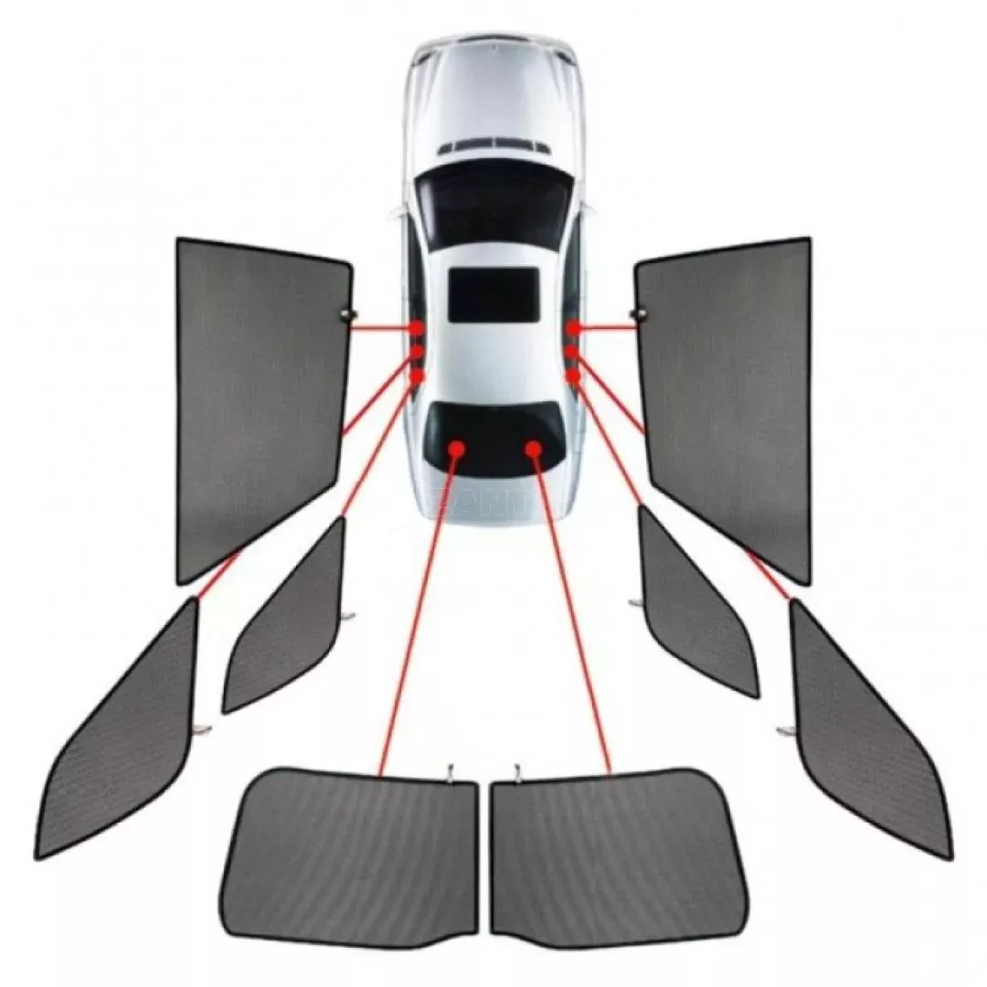CarShades ΚΟΥΡΤΙΝΑΚΙΑ ΜΑΡΚΕ CAR SHADES ΓΙΑ TESLA MODEL X 5D 2016+- 8 ΤΕΜ. PVC.TES-MODX-5-A