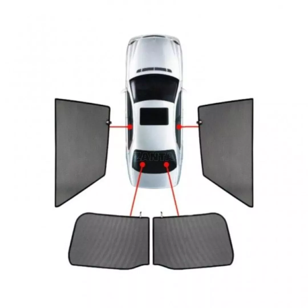 CarShades ΚΟΥΡΤΙΝΑΚΙΑ ΜΑΡΚΕ CAR SHADES ΓΙΑ VW AMAROK PICK UP 2024+ - 4 ΤΕΜ. PVC.VW-AMAR-4-B