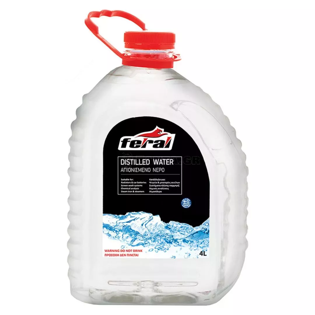 Απιονισμένο Νερό Επαγγελματικό Feral 4L