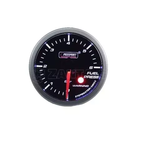 Όργανο Πίεσης Βενζίνης Prosport Μαύρο 52mm Ηλεκτρικό Με Αισθητήρα 270 Μοίρες 