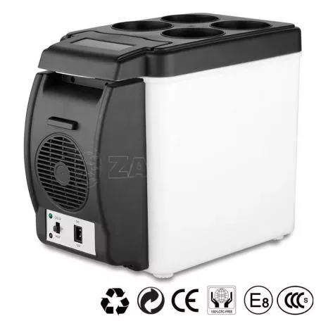 Ψυγείο Αυτοκινήτου Ηλεκτρικό 6lt DC 12V 38W  Με Λειτουργία Ψύξης Και Θέρμανσης 
