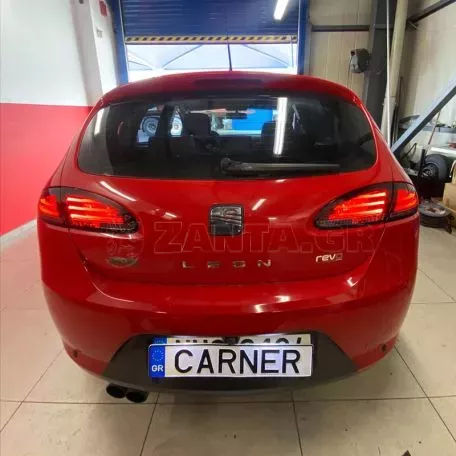 Πισινά Φανάρια Set Για Seat Leon 1P 05-09 Led Κόκκινο/Φιμέ Sonar 