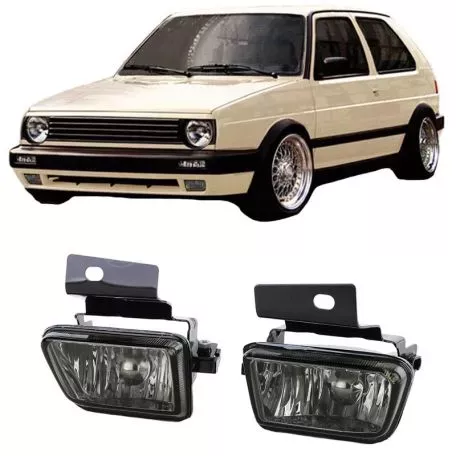 Προβολείς Ομίχλης Για Vw Golf II (2) / Jetta 84-91 Smoke Depo 2 Τεμάχια 