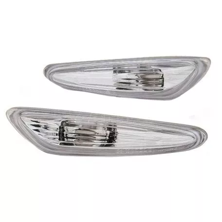 Πλαϊνά Φλας Φτερού Για Bmw 3 E46 Sedan 01-05 / Touring 01-05 / 5 E60/E61 03-10 / X3 E83 03-10 Crystal 2 Τεμάχια 