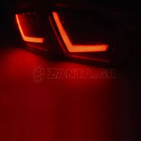 Πισινά Φανάρια Set Για Seat Leon 1P 09-12 Facelift Led Bar Κόκκινο Depo 