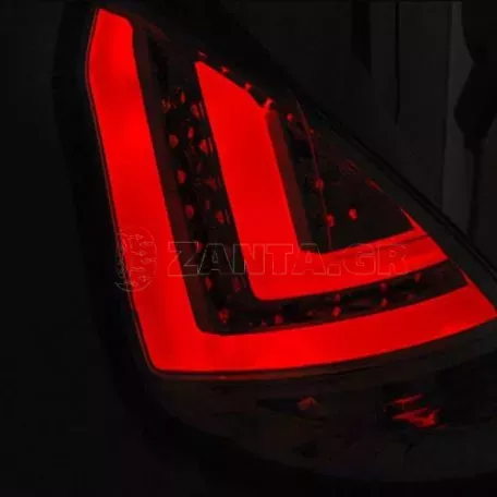 Πισινά Φανάρια Set Για Ford Fiesta 08-12 Led Bar Φιμέ JunYan 