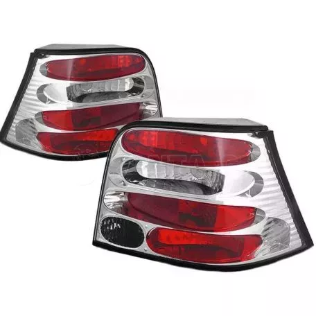 Πισινά Φανάρια Set Για Vw Golf IV (4) 97-03 Χρώμιο Sonar 