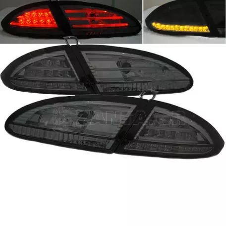 Πισινά Φανάρια Set Για Seat Leon 1P 05-09 Led Φιμέ Sonar 