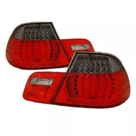 Πισινά Φανάρια Set Για Bmw 3 E46 Coupe 99-03 Led Red/Smoke Eagle Eyes 