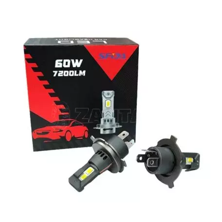 Λάμπες Led Η4 / ΗΒ2 / 9003 12volt 60watt 7200lm 2 Τεμάχια 