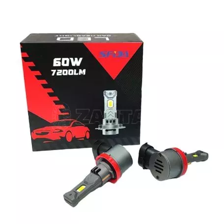 Λάμπες Led H8/H9/H11/H16 12volt 60watt 7200lm 2 Τεμάχια 