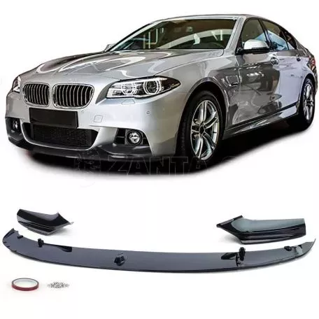 Μπροστινό Spoiler Για Bmw 5 F10 / F11 2010-2013 M-Tech Μαύρο Γυαλιστερο Από Abs Πλαστικό 1 Τεμάχιο 