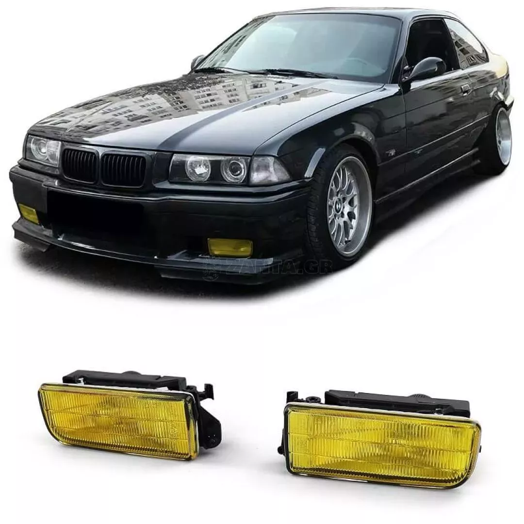 Προβολείς Ομίχλης Για Bmw 3 E36 90-99 Κίτρινοι 2 Τεμάχια
