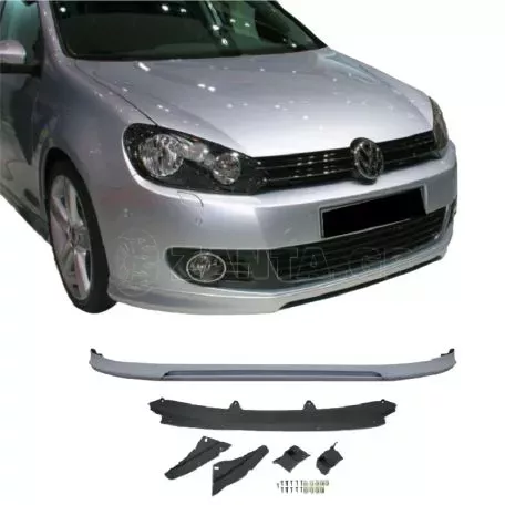 Μπροστινό Spoiler Για VW Golf VI (6) 08-12 Votex Look Από Abs Πλαστικό 1 Τεμάχιο 