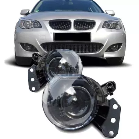 Προβολείς Ομίχλης Για Bmw 3 E90 E91 E92 E93 05-08 M3 / 5 E60 E61 03-10 M5 Projectors Clear 2 Τεμάχια 