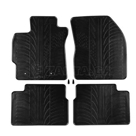 Πατάκια Αυτοκινήτου Gledring 0260 Toyota Auris 2007-2012 / Corolla Sedan 2007-2013 Μαύρο 4 Τεμάχια 