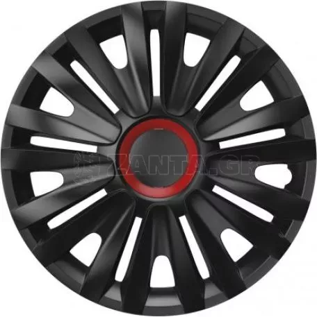 Τάσια Versaco Royal Red Ring / Μαύρο - 15'' σετ - 4τμχ. 