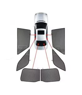 ΚΟΥΡΤΙΝΑΚΙΑ ΜΑΡΚΕ CAR SHADES ΓΙΑ SKODA YETI 5D 2009+ - 6 ΤΕΜ. 