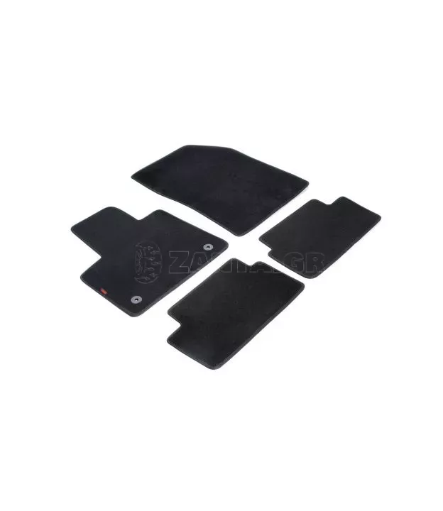 ΜΑΡΚΕ ΠΑΤΑΚΙΑ EXECUTIVE ΜΟΚΕΤΑ ΓΙΑ PEUGEOT 3008 10/2016+ ΣΕ ΜΑΥΡΟ ΧΡΩΜΑ ΜΕ ΚΟΥΜΠΩΜΑΤΑ LAMPA - 4 ΤΕΜ.