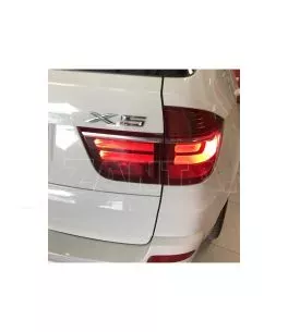 Πισινά Φανάρια Set Για Bmw X5 E70 07-10 Led Bar LCI Look Κόκκινο/Crystal Depo 