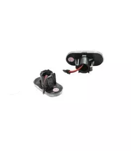 Πλαϊνά Φλας Φτερού Για Smart / Renault / Nissan / Opel / Dacia Led Dynamic Smoke 2 Τεμάχια 