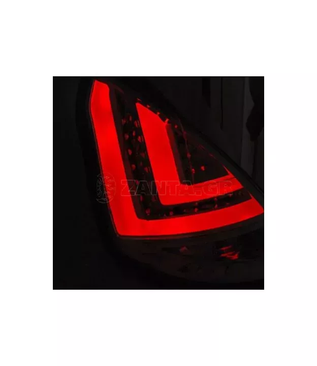 Πισινά Φανάρια Set Για Ford Fiesta 08-12 Led Bar Φιμέ JunYan