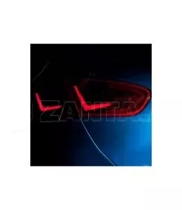 Πισινά Φανάρια Set Για Seat Leon 1P 09-12 Facelift Led Bar Κόκκινο Depo 