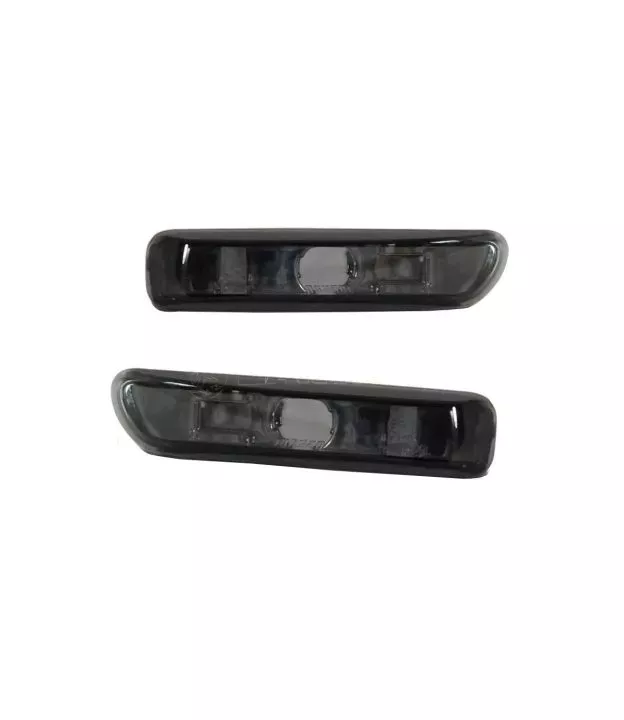 Πλαϊνά Φλας Φτερού Για Bmw 3 E46 Sedan 99-01 / Touring 99-01 / Compact 01-04 / Coupe 99-03 Smoke 2 Τεμάχια