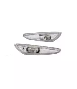 Πλαϊνά Φλας Φτερού Για Bmw 3 E46 Sedan 01-05 / Touring 01-05 / 5 E60/E61 03-10 / X3 E83 03-10 Crystal 2 Τεμάχια 