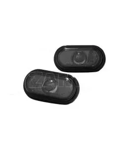 Πλαϊνά Φλας Φτερού Για Smart / Renault / Nissan / Opel / Dacia Smoke 2 Τεμάχια 