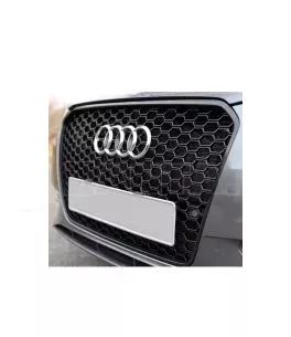Μάσκα Για Audi A3 8V 12-16 RS3 Look Κυψελωτή Γυαλιστερό Μαύρο 1 Τεμάχιο 