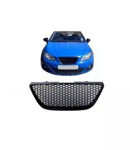 Μάσκα Για Seat Ibiza 6J 08-12 Κυψελωτή Μαύρη 1 Τεμάχιο 