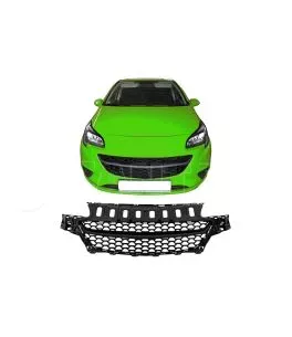 Μάσκα Για Opel Corsa E 14-19 Κυψελωτή Μαύρη Ματ 1 Τεμάχιο 