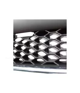 Μάσκα Για Opel Astra G 98-04 Κυψελωτή Χρώμιο/Μαύρη 1 Τεμάχιο 